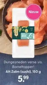 Albert Heijn AH Zalm (sushi), 150 g aanbieding