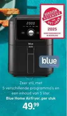 Albert Heijn Blue Home Airfryer, per stuk aanbieding