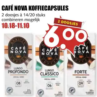 De Boerenschuur Café nova koffiecapsules aanbieding