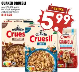 De Boerenschuur Quaker cruesli aanbieding