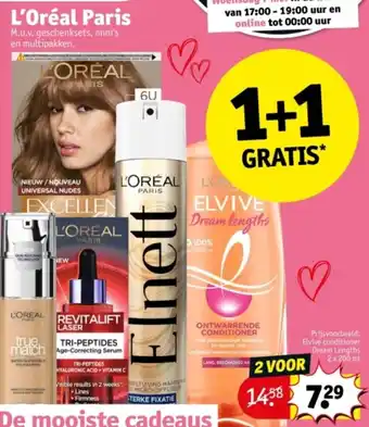 Kruidvat L'Oréal Paris aanbieding