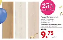 Kluswijs Floorpan Sunex laminaat aanbieding