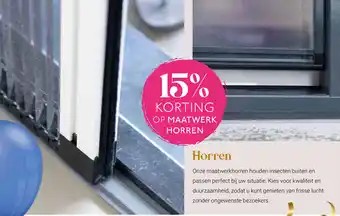 Kluswijs Op maatwerk horren aanbieding