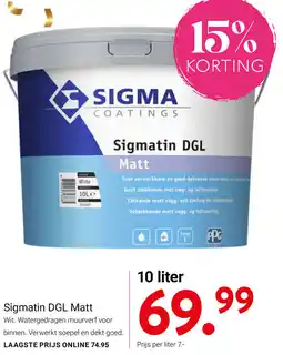 Kluswijs Sigmatin DGL Matt aanbieding