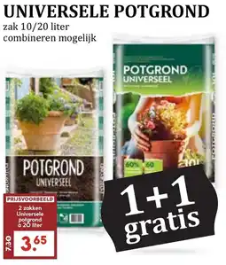De Boerenschuur Universele potgrond aanbieding