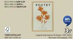 Jysk TORD FOTOLIJST aanbieding