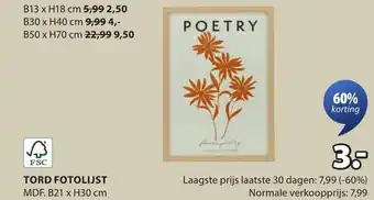 Jysk TORD FOTOLIJST aanbieding