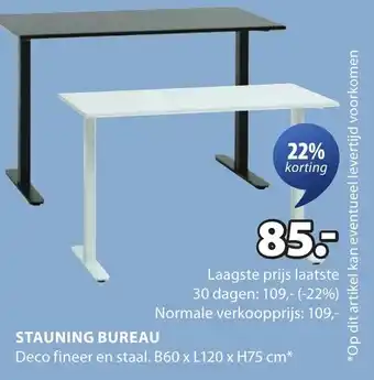 Jysk Stauning bureau aanbieding