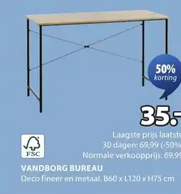 Jysk Vandborg bureau aanbieding