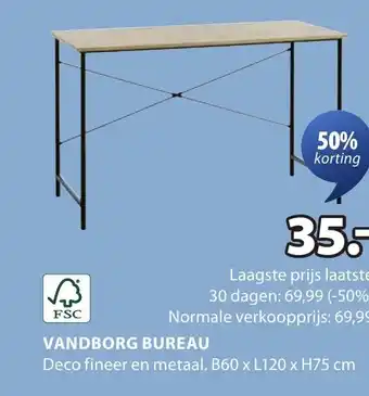 Jysk Vandborg bureau aanbieding