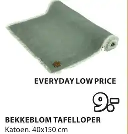 Jysk Bekkeblom tafelloper aanbieding