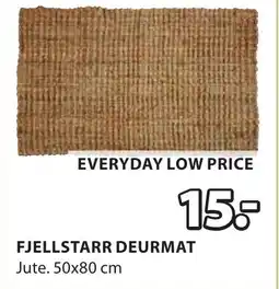 Jysk Fjellstarr deurmat aanbieding