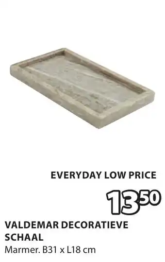 Jysk Valdemar decoratieve schaal aanbieding