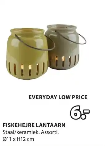 Jysk Fiskehejre lantaarn aanbieding