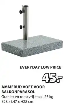 Jysk Ammerud voet voor balkonparasol aanbieding