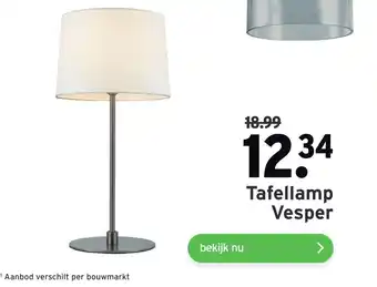 GAMMA Tafellamp Vesper aanbieding