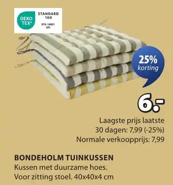 Jysk Bondeholm tuinkussen aanbieding