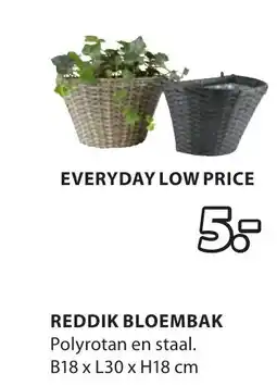 Jysk Reddik bloembak aanbieding
