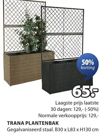 Jysk Trana plantenbak aanbieding
