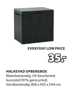 Jysk Halkevad opbergbox aanbieding