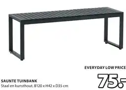 Jysk Saunte tuinbank aanbieding