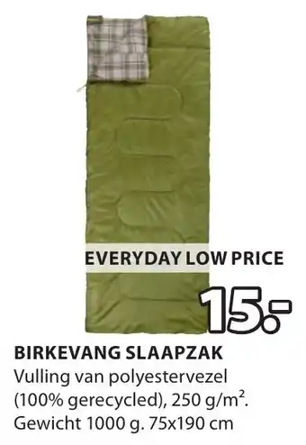 Jysk Birkevang slaapzak aanbieding
