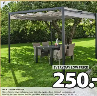 Jysk Hjortemose pergola aanbieding