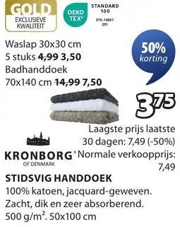 Jysk Stidsvig handdoek aanbieding