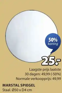 Jysk Marstal spiegel aanbieding