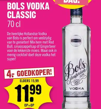 Dirck 3 Bols vodka classic aanbieding