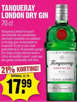 Dirck 3 Tanqueray london dry gin aanbieding