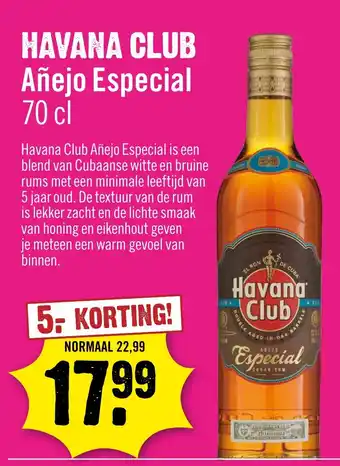 Dirck 3 Havana Club Añejo Especial aanbieding
