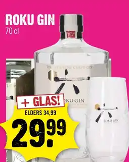 Dirck 3 ROKU GIN aanbieding