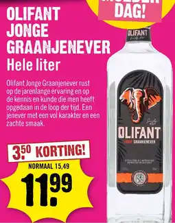 Dirck 3 Olifant Jonge Graanjenever aanbieding