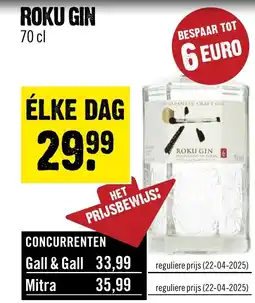 Dirck 3 Roku Gin aanbieding