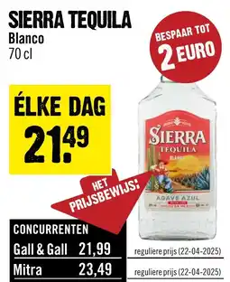 Dirck 3 Sierra tequila aanbieding