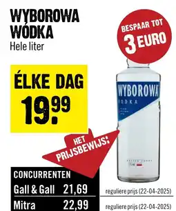 Dirck 3 Wyborowa wódka aanbieding