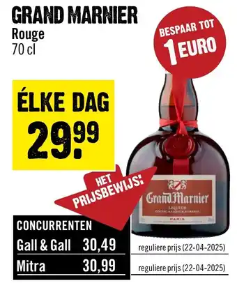 Dirck 3 Grand marnier rouge aanbieding