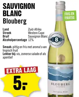 Dirck 3 SAUVIGNON BLANC Blouberg aanbieding