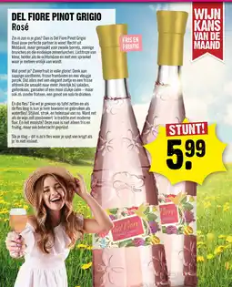 Dirck 3 DEL FIORE PINOT GRIGIO Rosé aanbieding