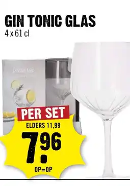 Dirck 3 Gin tonic glas aanbieding
