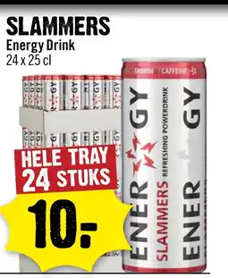 Dirck 3 SLAMMERS Energy Drink aanbieding