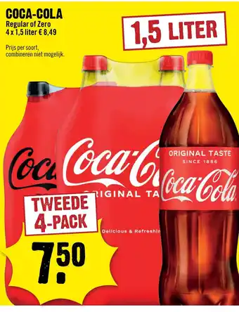 Dirck 3 COCA-COLA Regular of Zero aanbieding