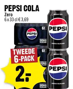 Dirck 3 PEPSI COLA Zero aanbieding