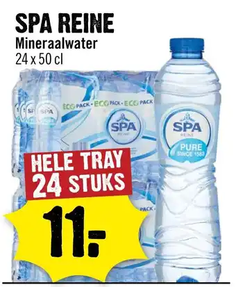 Dirck 3 SPA REINE Mineraalwater aanbieding