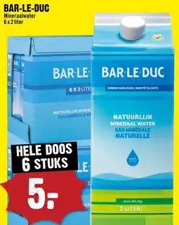 Dirck 3 BAR-LE-DUC Mineraalwater aanbieding