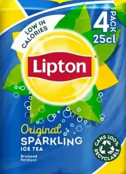 Dirck 3 Lipton ice tea sparkling aanbieding
