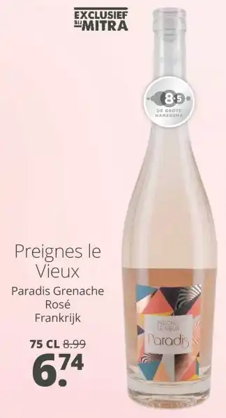 Mitra Preignes le Vieux aanbieding