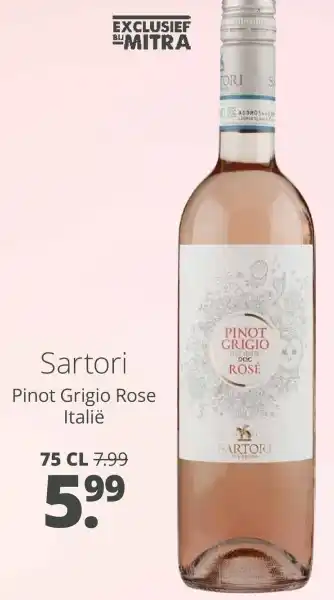 Mitra Sartori aanbieding