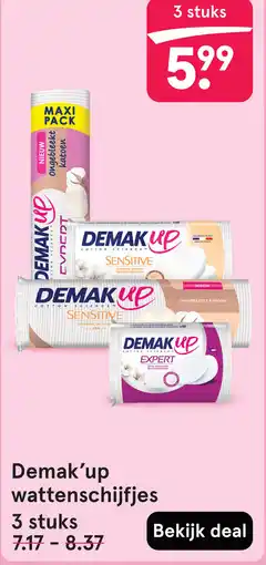 Etos Demak'up wattenschijfjes aanbieding